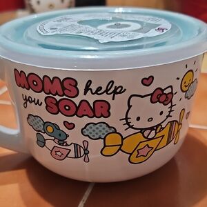 Hello Kitty Ceramic Mug with Lid